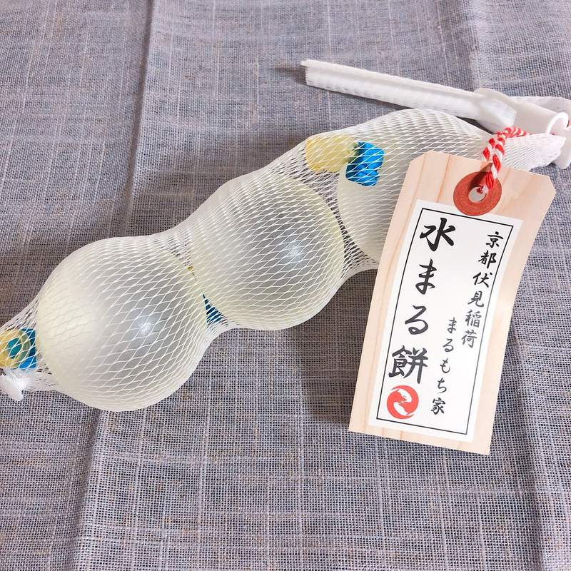 京都《水信玄餅水球》戳一下波一聲超可愛特殊吃法 京都《水信玄餅水球》戳一下波一聲超可愛特殊吃法