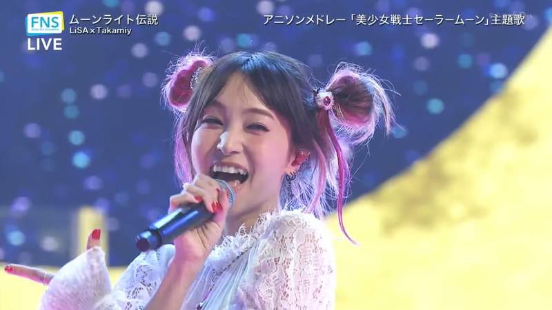 LiSA在『FNS夏日歌謠祭』演唱《美少女戰士》主題曲 就連穿著都很美戰❤ LiSA在『FNS夏日歌謠祭』演唱《美少女戰士》主題曲 就連穿著都很美戰❤