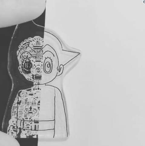 《原子小金剛》透視鑰匙圈好有創意的宅小物❤ 《原子小金剛》透視鑰匙圈好有創意的宅小物❤