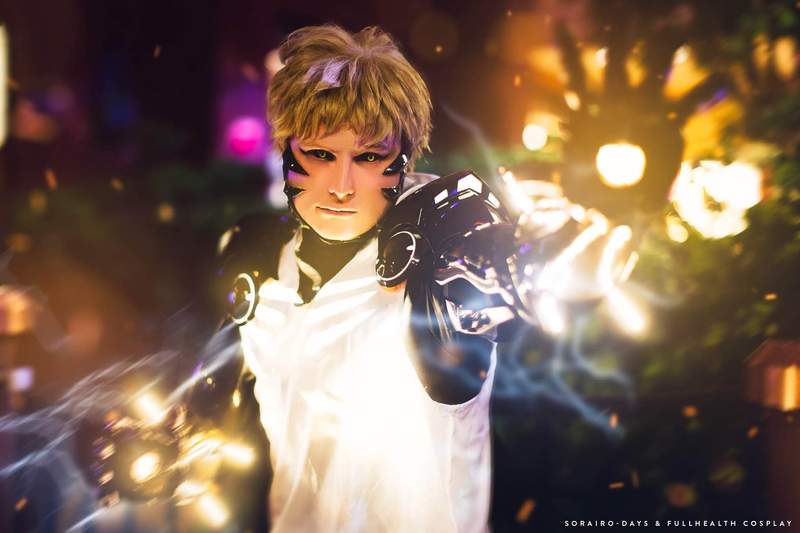 一拳超人《傑諾斯》cosplay焚燒炮展開模式超級帥