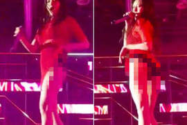 《泫雅》在家族演唱會玩嗨 掀底褲被粉絲上傳影片寫「X的 她瘋了」 《泫雅》在家族演唱會玩嗨 掀底褲被粉絲上傳影片寫「X的 她瘋了」