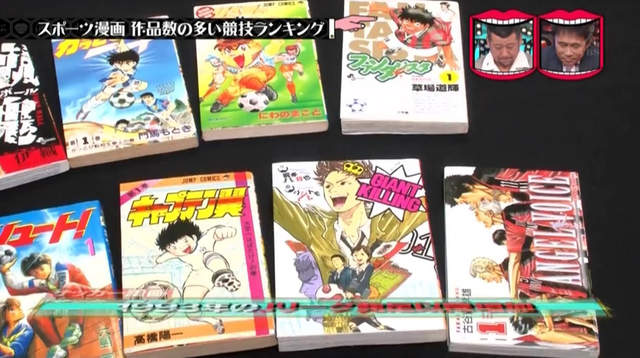 綜藝節目調查《漫畫化最多次的10大運動》第2名比起第1名更令人意想不到……