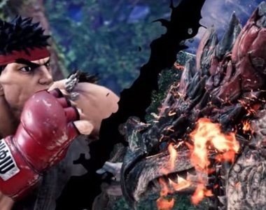 用昇龍拳打龍《魔物獵人世界》x《快打旋風V大型電玩版》合體企劃決定 用昇龍拳打龍《魔物獵人世界》x《快打旋風V大型電玩版》合體企劃決定