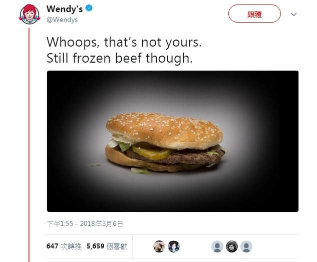 《溫蒂漢堡大酸特酸麥當勞》因為他們現在才開始用新鮮牛肉 - 圖片12