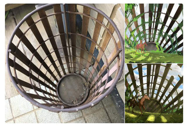 《籃子構圖法》靈感來了怎麼檔都檔不住～