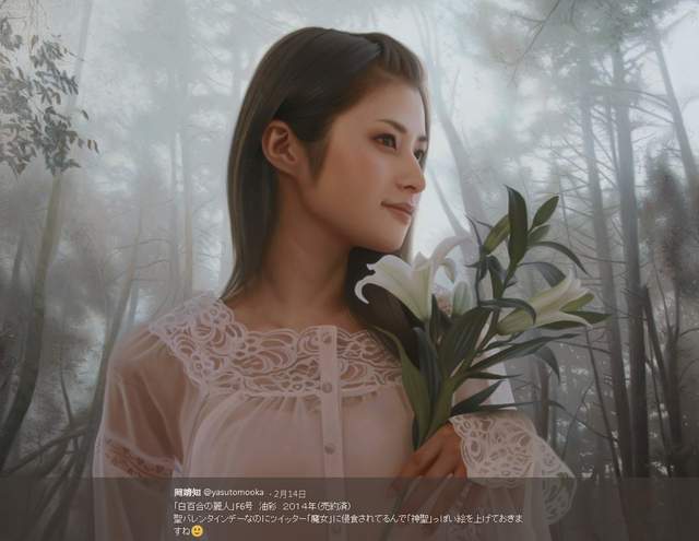 《蓋逼真油畫美少女》這就是把技能點滿了的境界嗎 《蓋逼真油畫美少女》這就是把技能點滿了的境界嗎