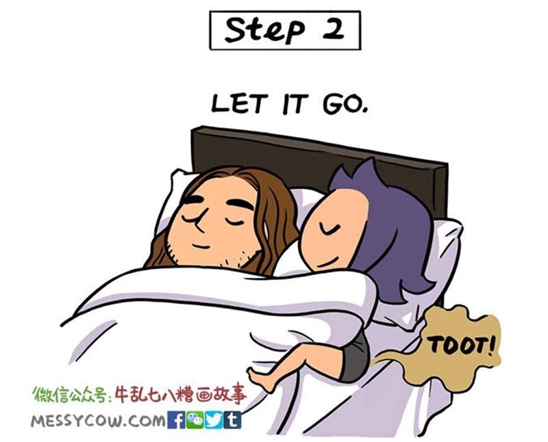 在床上如何放屁？《情侶放屁指南》請小心服用被另一半發現可不得了w