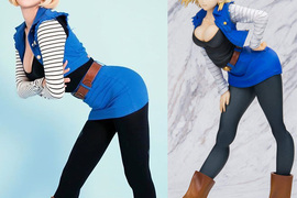 《韓國DJ Soda Cosplay 人造人18號》呼之欲出的爆乳太讓人受不了啦 《韓國DJ Soda Cosplay 人造人18號》呼之欲出的爆乳太讓人受不了啦