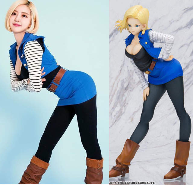 《韓國DJ Soda Cosplay 人造人18號》呼之欲出的爆乳太讓人受不了啦 《韓國DJ Soda Cosplay 人造人18號》呼之欲出的爆乳太讓人受不了啦