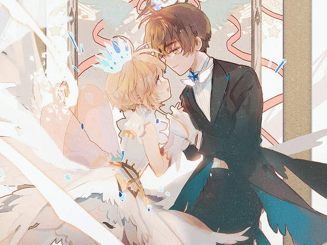 庫洛魔法使《人物塔羅牌風格繪圖》這畫風好美～太喜歡了