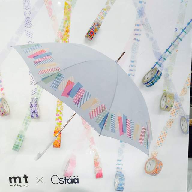 《estaa×mt》紙膠帶與雨傘聯名合作 打造繽紛可愛的傘兒 《estaa×mt》紙膠帶與雨傘聯名合作 打造繽紛可愛的傘兒