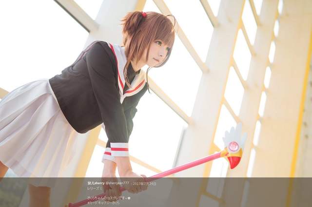 《庫洛魔法使》賢兒sherry的小櫻模樣真可愛❤