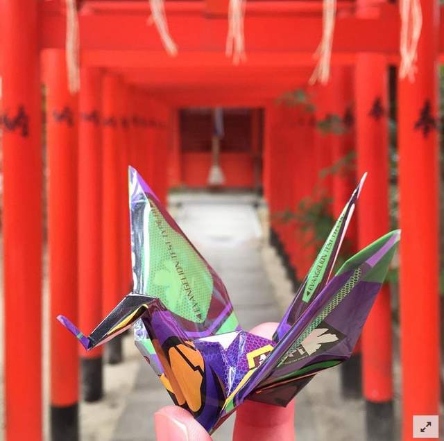 《福音戰士紙鶴》開了AT立場都打不壞的折紙喔(誤) 《福音戰士紙鶴》開了AT立場都打不壞的折紙喔(誤)