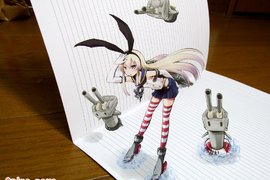 水鳥なや超厲害的《動漫3D立體畫》如此強大的作品當然要讓更多人看到啊 水鳥なや超厲害的《動漫3D立體畫》如此強大的作品當然要讓更多人看到啊