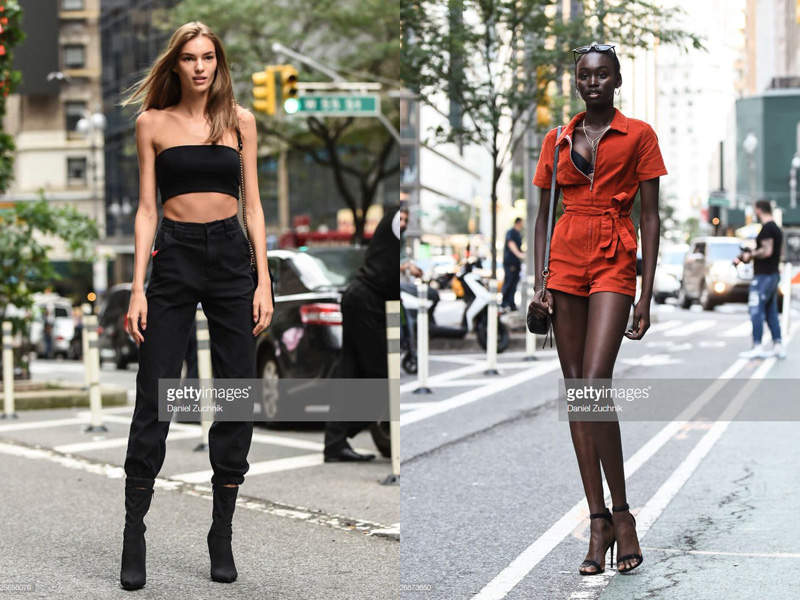 腿長神逆天《維多利亞的秘密時尚秀街拍面試》模特根本自帶拉長腿特效啊 腿長神逆天《維多利亞的秘密時尚秀街拍面試》模特根本自帶拉長腿特效啊