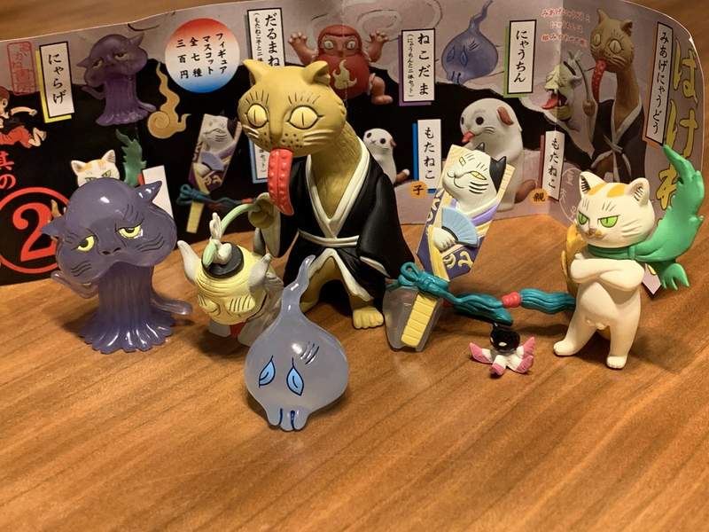 《妖怪貓扭蛋第二彈》伊藤潤二的老婆「石黑亞矢子」畫的「妖怪貓」繪本立體化 《妖怪貓扭蛋第二彈》伊藤潤二的老婆「石黑亞矢子」畫的「妖怪貓」繪本立體化