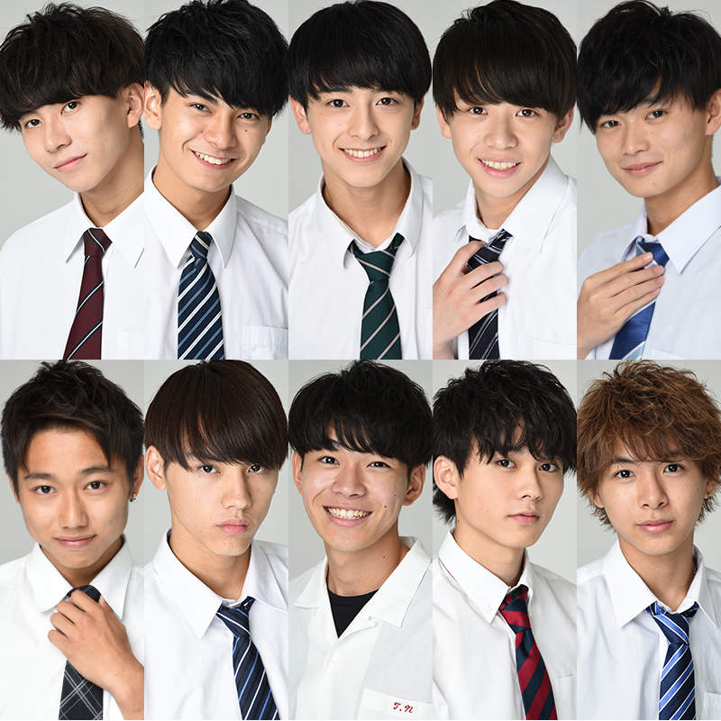 鮮肉大集合《全日本最帥高中生》來自全國各地區的10位決賽入圍者公開 鮮肉大集合《全日本最帥高中生》來自全國各地區的10位決賽入圍者公開