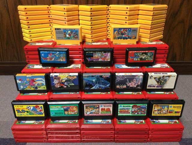 《任天堂卡帶收集狂》上千珍藏數量都可以拿來當積木玩耍惹