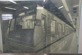 超強神人《用剪票紙屑拚出地鐵照片》說好不想再做第二張的... 超強神人《用剪票紙屑拚出地鐵照片》說好不想再做第二張的...
