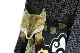 《動物和服腰帶》為和服更添玩心的動物身影全藏在背後 《動物和服腰帶》為和服更添玩心的動物身影全藏在背後