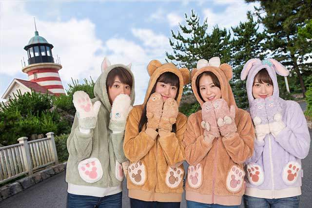 東京海洋迪士尼限定《達菲熊毛毛外套》保暖又可愛