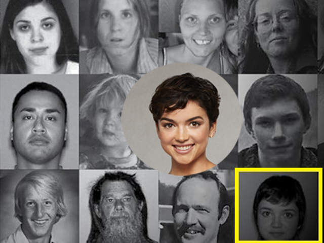 《失蹤人口照片被認出》在電視上看起來過很好的樣子w