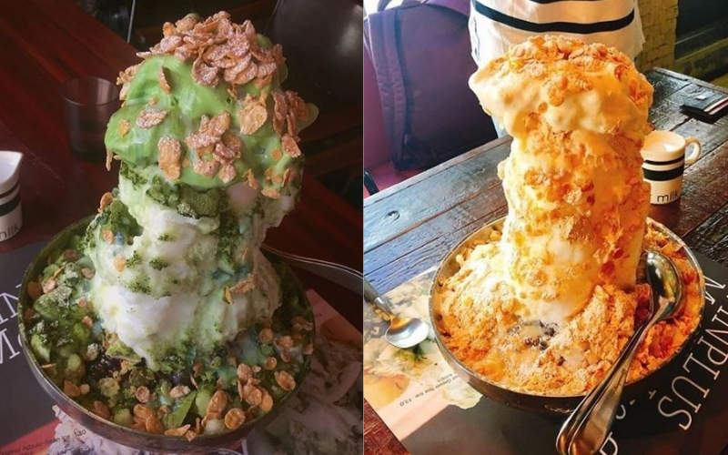 兩個人絕對吃不完《火山爆發冰》吸引超多挑戰者去參加ＸＤ