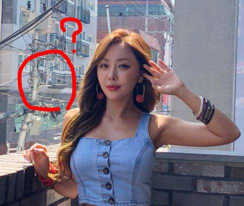 又是修圖惹的禍？《Narsha旁的電線桿嚴重扭曲》造成網友熱議