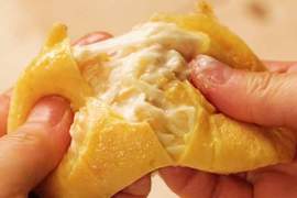 雞蛋繃出新滋味《湯勺雞蛋餃子》用ㄧ根湯勺就能完成美味料理 雞蛋繃出新滋味《湯勺雞蛋餃子》用ㄧ根湯勺就能完成美味料理
