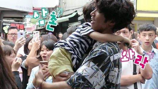 昇材實現諾言來台灣了《超人回來了》看到劉以豪興奮的不得了XD