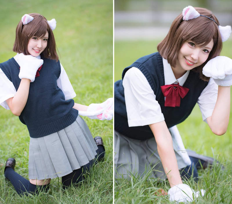 《好個大腿襪日》學生服貓耳娘的可愛要是有這種同學就好惹❤ 《好個大腿襪日》學生服貓耳娘的可愛要是有這種同學就好惹❤
