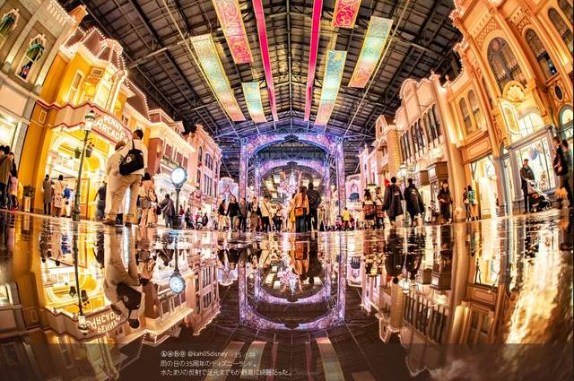 《東京迪士尼樂園》雨後的世界市集猶如仙境般夢幻 《東京迪士尼樂園》雨後的世界市集猶如仙境般夢幻