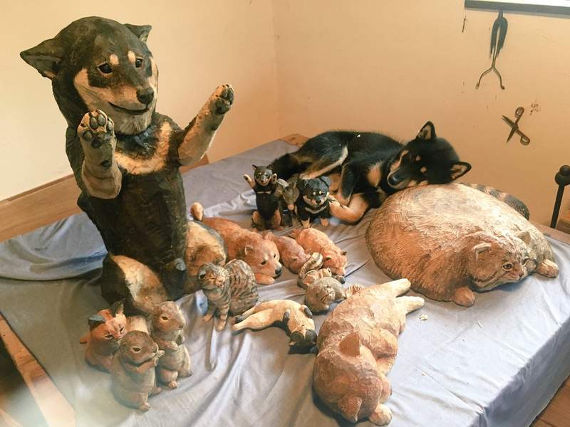 治癒系的《動物雕刻》明明是硬派木頭卻給人滿滿溫馨暖意 治癒系的《動物雕刻》明明是硬派木頭卻給人滿滿溫馨暖意