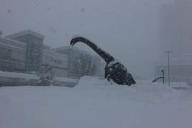 雪中奇景《福井車站進入冰河期》大雪覆蓋站前廣場讓恐龍再次面臨滅絕(誤) 雪中奇景《福井車站進入冰河期》大雪覆蓋站前廣場讓恐龍再次面臨滅絕(誤)