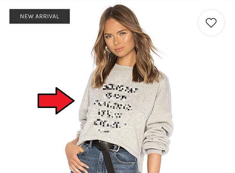 消費者炎上《汙辱大尺碼女性T恤》衣服上標語惹怒眾人商品下架也於事無補 消費者炎上《汙辱大尺碼女性T恤》衣服上標語惹怒眾人商品下架也於事無補