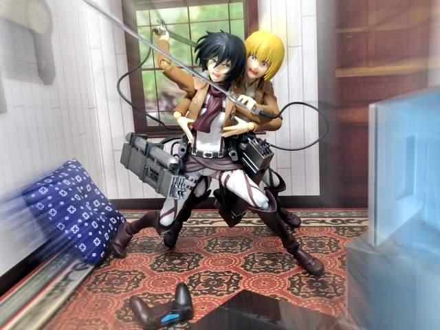 模寫《進擊的巨人》用四格漫表現角色們爆笑的日常 模寫《進擊的巨人》用四格漫表現角色們爆笑的日常