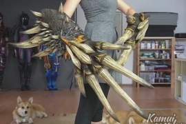 《魔物獵人世界》滅盡龍雙刀這樣的完成度就像是武器工房做出來的一樣 《魔物獵人世界》滅盡龍雙刀這樣的完成度就像是武器工房做出來的一樣