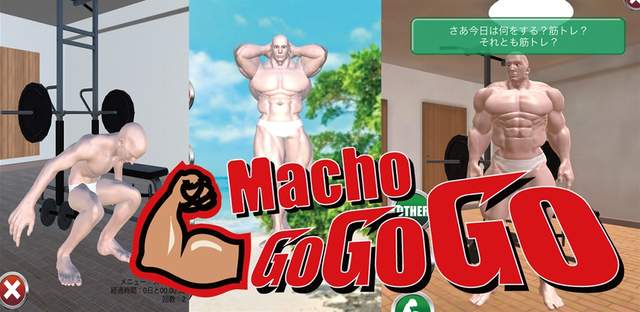 肌肉養成遊戲《肌肉GOGOGO》想壯哪就練哪~完全沒有限制XDD