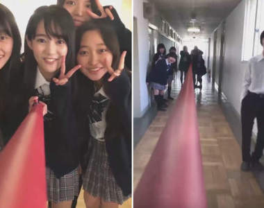 《女高中生與金箍棒》當作自拍桿伸長的感覺真是太棒了 《女高中生與金箍棒》當作自拍桿伸長的感覺真是太棒了