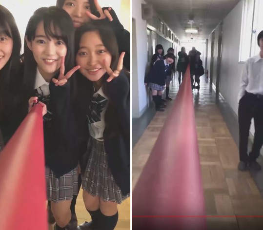 《女高中生與金箍棒》當作自拍桿伸長的感覺真是太棒了 《女高中生與金箍棒》當作自拍桿伸長的感覺真是太棒了