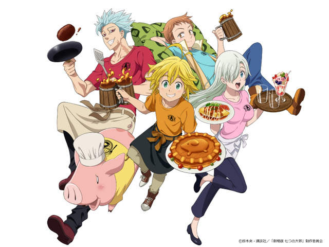 紀念劇場版上映《七大罪》期間限定咖啡廳「豬帽子亭」東京晴空塔開張啦～