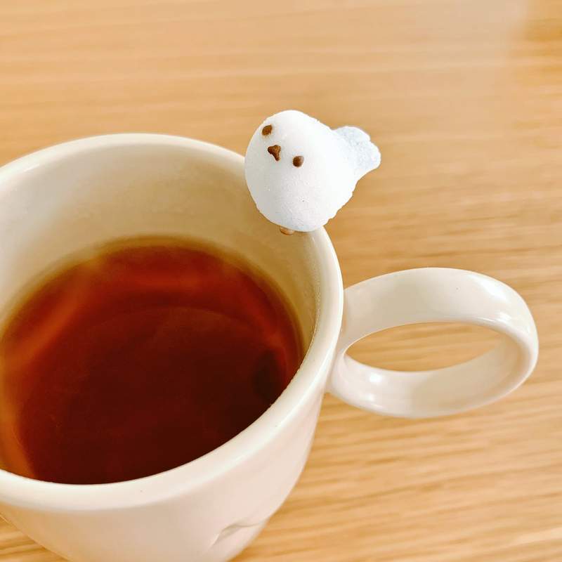 雪之妖精《銀喉長尾山雀砂糖杯緣子》你怎麼捨得融化牠? 雪之妖精《銀喉長尾山雀砂糖杯緣子》你怎麼捨得融化牠?