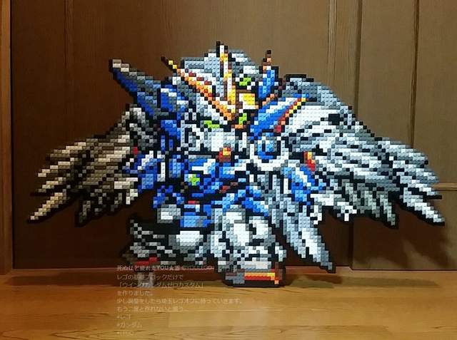 《樂高繪》竟然可以玩出像拼豆那樣的構圖方式耶