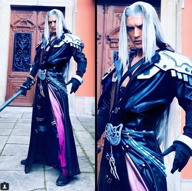 《真人版賽菲羅斯》義大利帥氣男神Leon Chiro這次也是超越CG的cosplay - 圖片1 《真人版賽菲羅斯》義大利帥氣男神Leon Chiro這次也是超越CG的cosplay - 圖片1