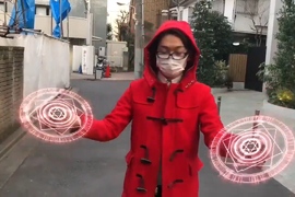 中二力十足《掌中的炫光魔法陣》以後Cosplay都可以自帶魔法陣都不用PS了 中二力十足《掌中的炫光魔法陣》以後Cosplay都可以自帶魔法陣都不用PS了