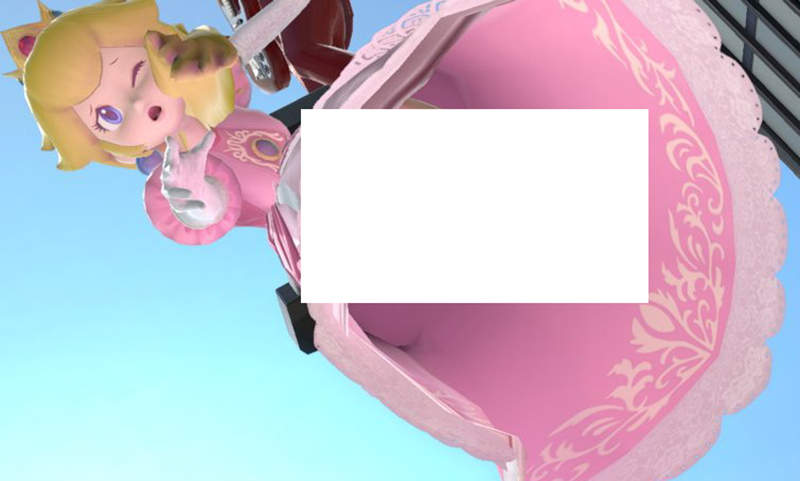 《任天堂明星大亂鬥 特別版》變態渴望一窺碧姬的內褲 發光特效成了大救星……