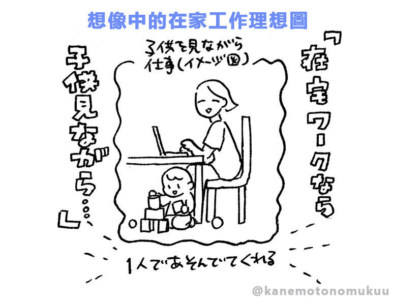 《在家工作的理想與現實》可以兼顧小孩和工作,原來只是天真的妄想...(淚笑) 《在家工作的理想與現實》可以兼顧小孩和工作,原來只是天真的妄想...(淚笑)