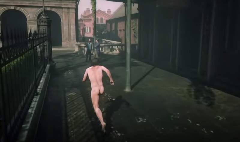 《碧血狂殺2》故事模式竟有「裸體」密技，要屠村還必須痛苦自焚…光屁股騎馬狂奔太有趣惹