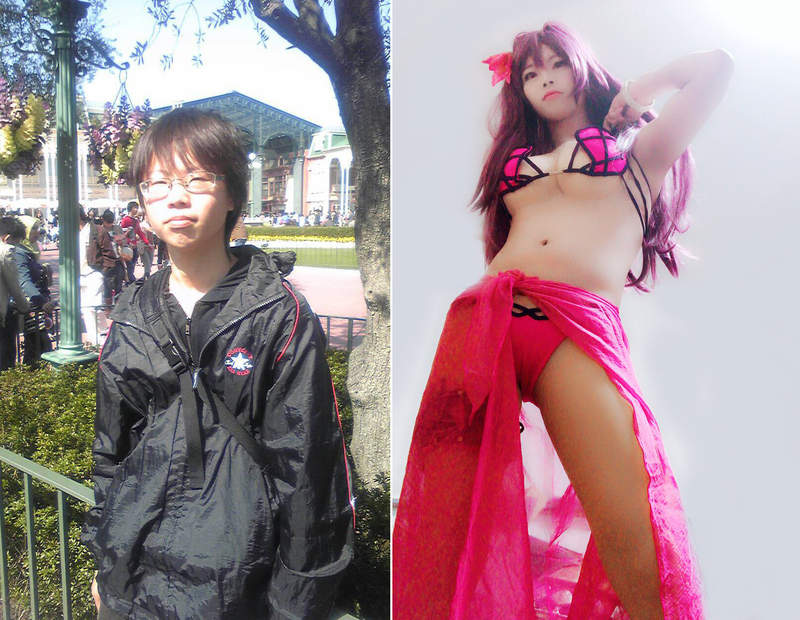 《拿小時候跟現在的照片做對比》時間真的是可以讓一個人產生很大的變化XD