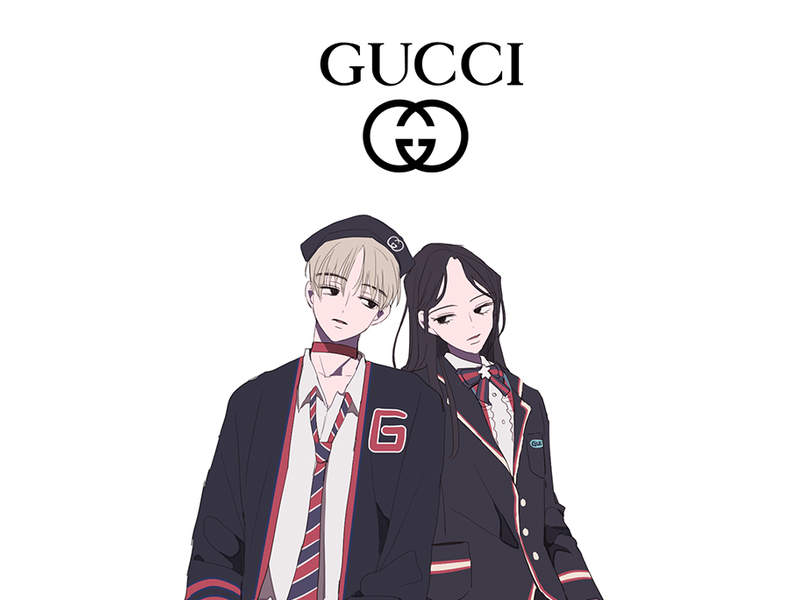 韓國繪師《名牌擬人化》為什麼YSL看起來有點基www